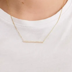 Collier en Or jaune & diamants