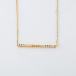 Collier en Or jaune & diamants