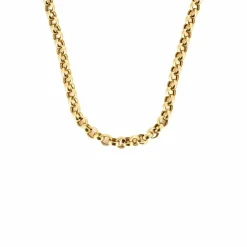 Collier en or jaune à maille jaseron