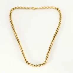 Collier en or jaune à maille jaseron