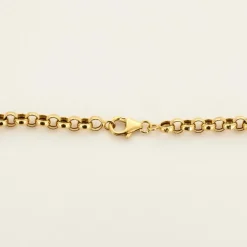 Collier en or jaune à maille jaseron