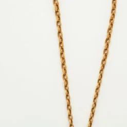 Collier en or jaune centré d'une châtelaine