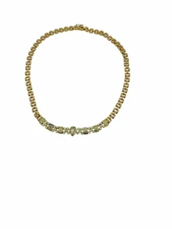 Collier en or jaune certifié HRD avec 5,00 carats de diamants naturel