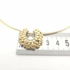 Collier en or jaune diamants