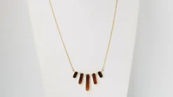 Collier en Or jaune, diamants