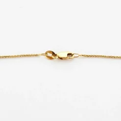 Collier en or jaune diamants et perle de culture