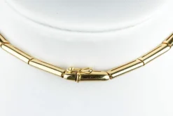 Collier en or jaune diamants