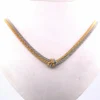 COLLIER EN OR JAUNE ET BLANC 18 KT