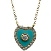 Collier en or jaune et diamants