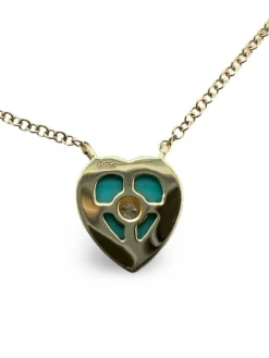 Collier en or jaune et diamants