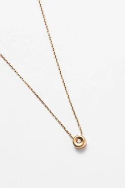 Collier en or jaune et diamant