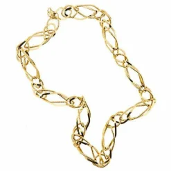 Collier en or jaune et diamants