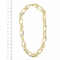 Collier en or jaune et diamants