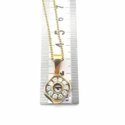 Collier en or jaune et diamants