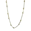 Collier en or jaune et perles