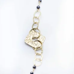 Collier en or jaune et spinelles