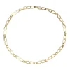 Collier en or jaune maille fantaisie.