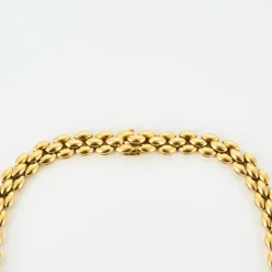 Collier en or jaune maille grain de riz
