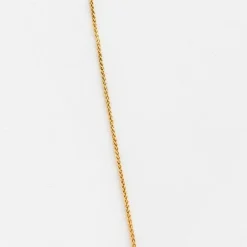 Collier en or jaune mobile avec saphirs et diamants