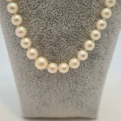 Collier en Or jaune, perle de culture