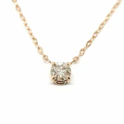 Collier en Or rose & diamant