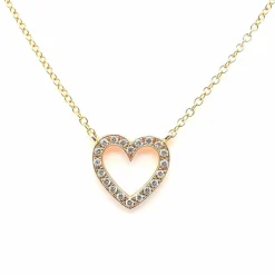 Collier en or rose & diamants