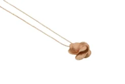 Collier en or rose avec diamants