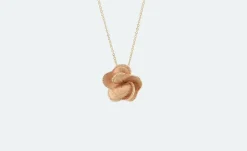 Collier en or rose avec diamants