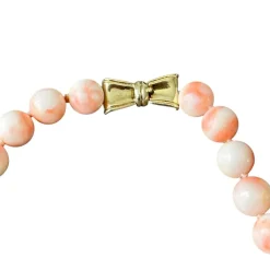 Collier en Perles de Corail Peau d'Ange
