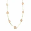 Collier en quartz rose