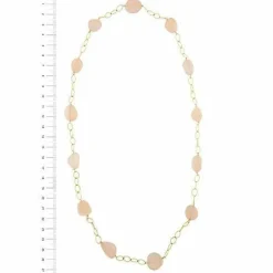 Collier en quartz rose