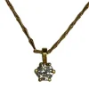 Collier et pendentif et diamant 0,90 ct