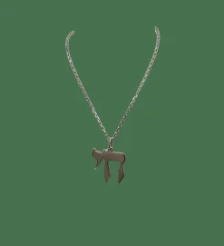 Collier et pendentif HAI or blanc