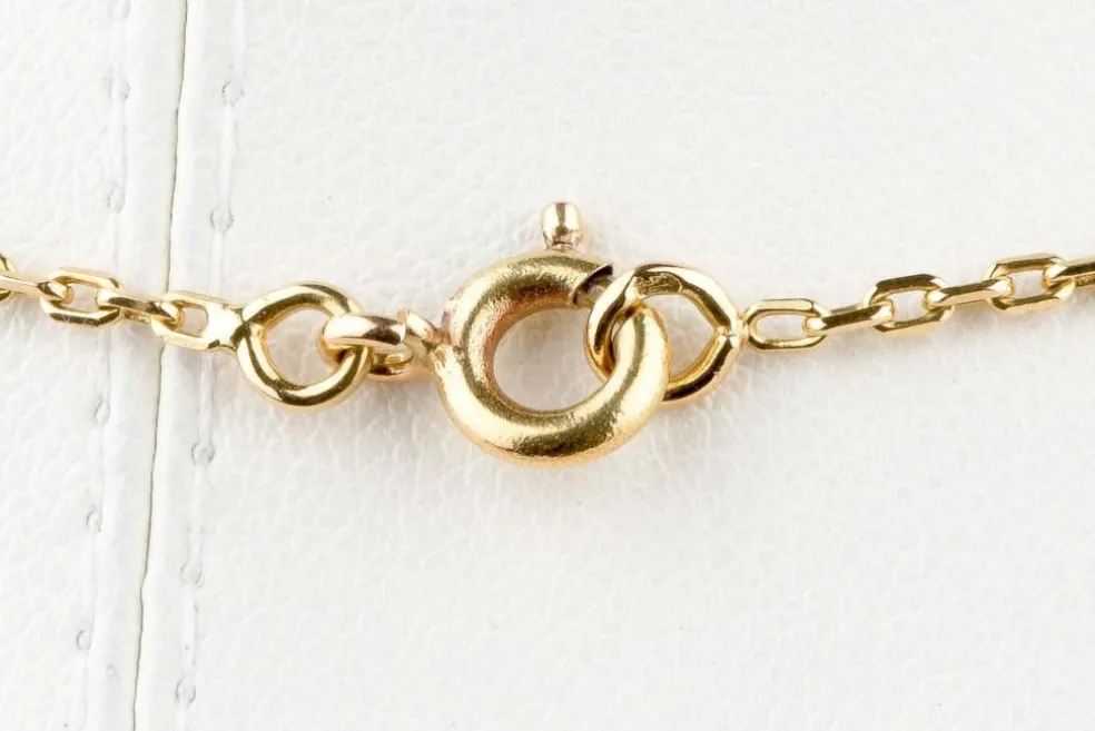 Collier et pendentif perle en or jaune