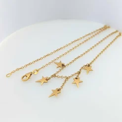Collier Etoile en or jaune