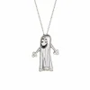 Collier fantôme en or blanc et diamants