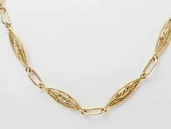 Collier filigrane ancien en or jaune