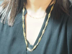 Collier filigrane ancien en or jaune