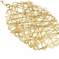 Collier fils d'or entrelacés