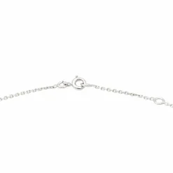 Collier Fleur Or blanc Diamant