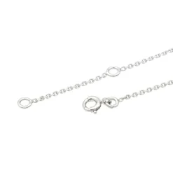 Collier Fleur Or blanc Diamant