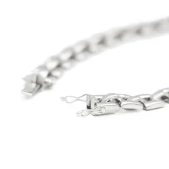 Collier Gain de riz Or blanc Diamant