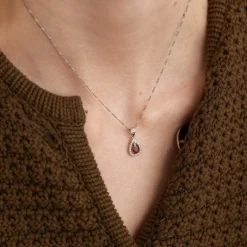 Collier Goutte de rubis