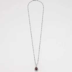 Collier Goutte de rubis