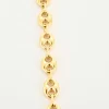 Collier Graine de café or jaune