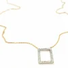 Collier Graphique Or blanc Diamant