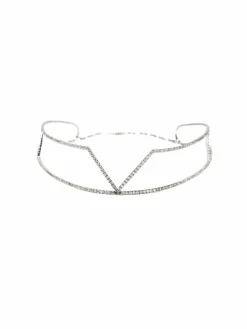 Collier Graphique Or blanc Diamant