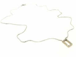 Collier Graphique Or blanc Diamant