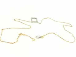 Collier Graphique Or blanc Diamant