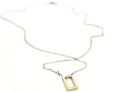 Collier Graphique Or blanc Diamant